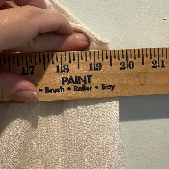 ALICE + OLIVIA Dress Women XS Cream Shift Lace Trimmed Sleeveless Boho Hoco - Picture 12 of 16